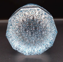 將圖片載入圖庫檢視器 江戸切子　青山弥生　ロックグラス　氷菓　ブルー
