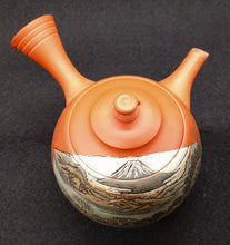 將圖片載入圖庫檢視器 【無形文化財】常滑焼 吉川壷堂 富士風景急須
