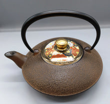 将图片加载到图库查看器，南部鉄器/京焼・清水焼　鉄瓶急須　茶彩華詰　小
