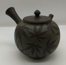 將圖片載入圖庫檢視器 常滑焼　青峰　黒紅葉急須
