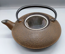 将图片加载到图库查看器，南部鉄器/京焼・清水焼　鉄瓶急須　茶彩華詰　小
