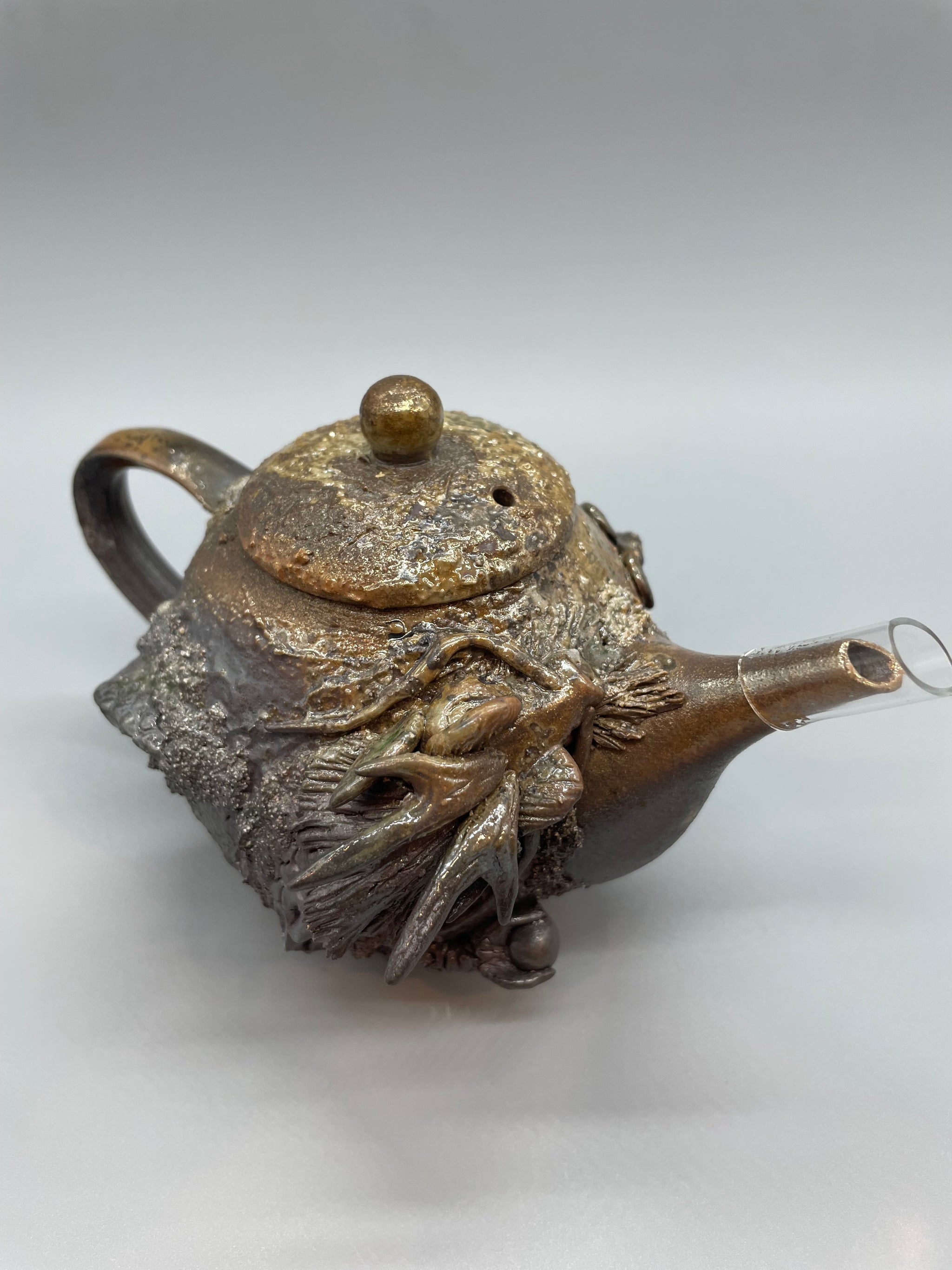 由*麻様 常滑焼　山田常山　急須 山田想 常滑焼朱泥急須 満容量320ml 作家もの煎茶器 常山窯