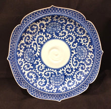 将图片加载到图库查看器，北村宗善　染付蛸唐草尺三寸皿（箱なし）
