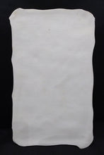 将图片加载到图库查看器，北村宗善　染付白拍子陶板（箱なし）
