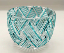 将图片加载到图库查看器，江戸切子　青山弥生　ぐい呑　織織単衣　グリーン
