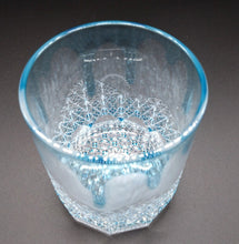 將圖片載入圖庫檢視器 江戸切子　青山弥生　ロックグラス　氷菓　ブルー
