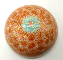 画像をギャラリービューアに読み込む, 香仁　菊尽くし香合　赤とあさぎ色
