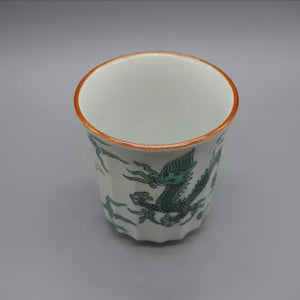 叶 松谷 平安松谷 清水焼 京焼 湯呑み茶碗 京焼・清水焼 叶松谷 色絵麒麟湯呑 – SEIKADO