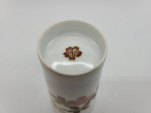 京焼・清水焼 空女 華薩摩梅紋ビアカップ
