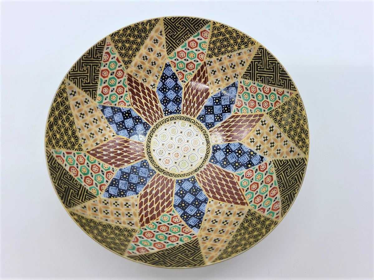 京焼・清水焼 空女 華薩摩小紋平盃 – SEIKADO