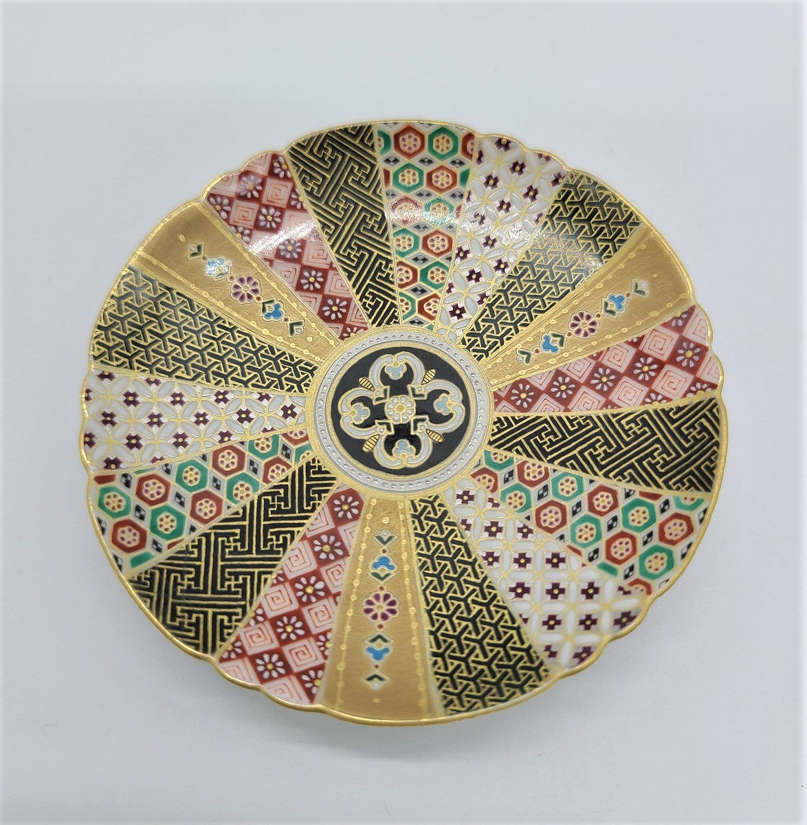 空女Cu-nyo小野多美枝華薩摩京薩摩皿金彩