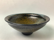 Load image into Gallery viewer, Kyoto ware/Kiyomizu ware Yoshimasa Kimura Yohen Tenmoku sake cup

