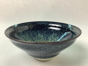 Kyoto ware/Kiyomizu ware Yoshimasa Kimura black sake cup