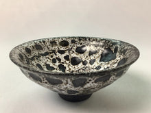 Load image into Gallery viewer, Kyoto ware/Kiyomizu ware Yoshimasa Kimura Shiroro tenmoku sake cup

