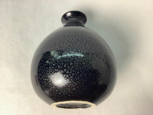 Load image into Gallery viewer, Kyoto ware/Kiyomizu ware Yoshimasa Kimura Yuteki tenmoku sake bottle
