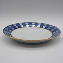 将图片加载到图库查看器，Kyo Ware/Kiyomizu Ware Imahashi Tankei (Tankei Kiln) Gosu Ginsai Marumon 6-inch Plate

