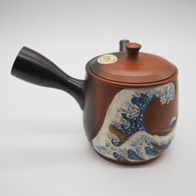Load image into Gallery viewer, Tokoname ware stone dragon teapot (Ukiyo-e)
