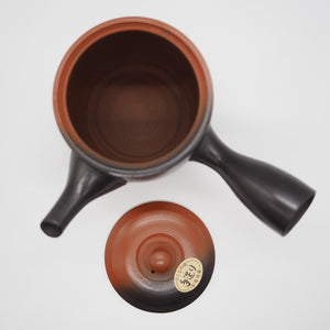 Tokoname ware stone dragon teapot (Ukiyo-e)