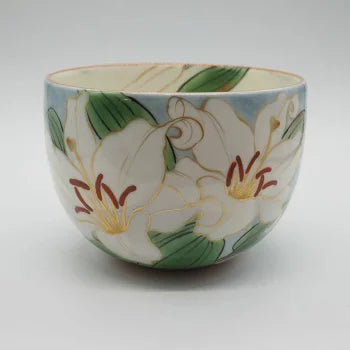 京焼・清水焼 土渕陶あん(陶あん窯) 陶あんボウル百合 – SEIKADO